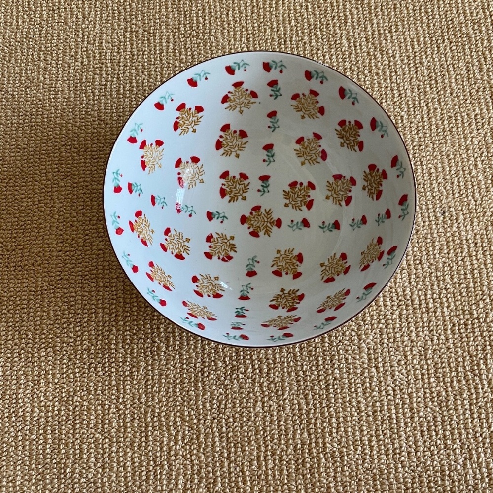 Vintage Nora Fenton Design Floral Japanese Porcelain Decorative Bowl